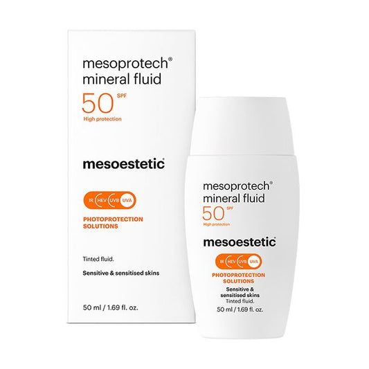 MESOPROTECH® MINERAL FLUID SPF50+ crema solare per pelli sensibili